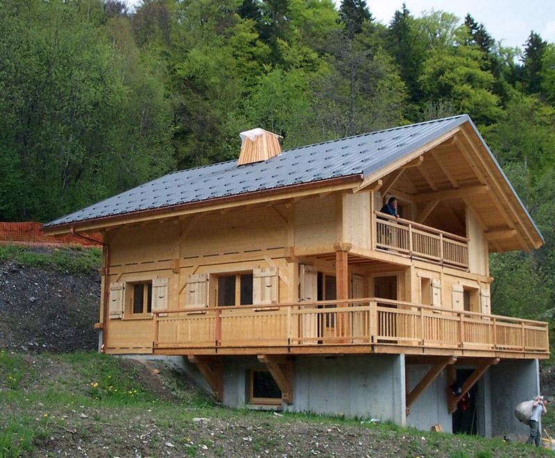 Stéphane Ponchaud construction de chalets Notre Dame de Bellecombe en Val d'arly