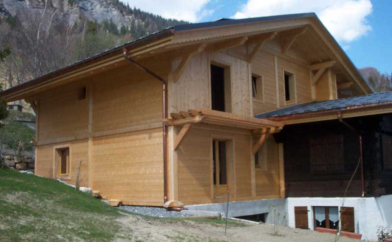 Stéphane Ponchaud construction de chalets Notre Dame de Bellecombe en Val d'arly