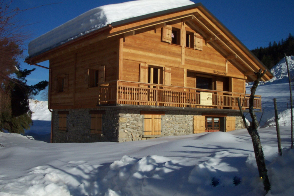 Stéphane Ponchaud construction de chalets Notre Dame de Bellecombe en Val d'arly