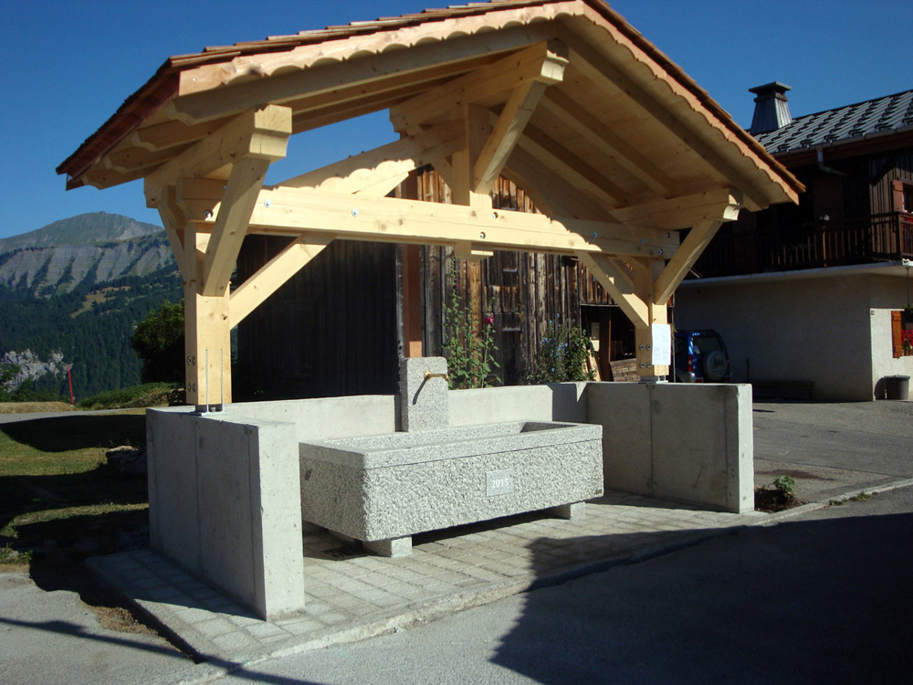 Stéphane Ponchaud charpente Notre Dame de Bellecombe en Val d'arly