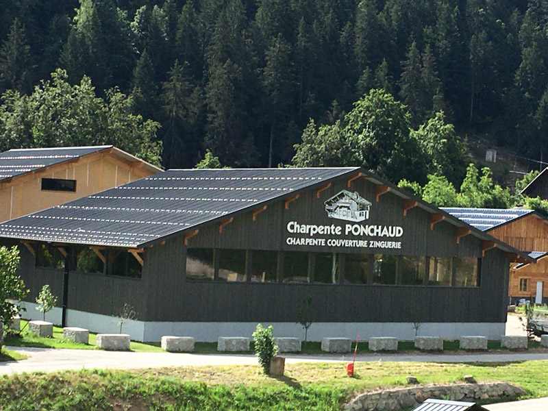 Stéphane Ponchaud charpente Notre Dame de Bellecombe en Val d'arly