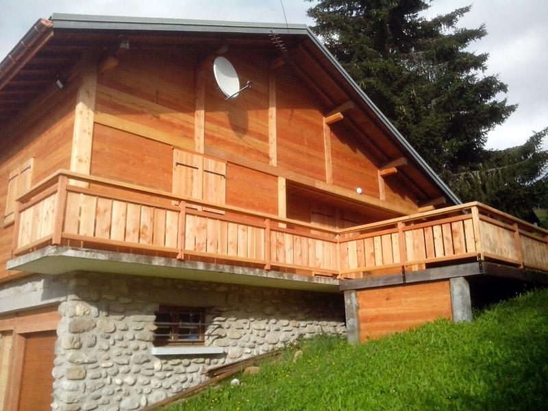 Stéphane Ponchaud charpente Notre Dame de Bellecombe en Val d'arly